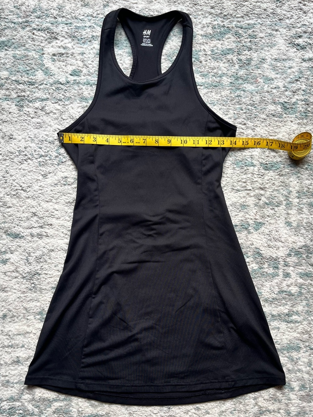 H&M Black Racerback Athletic Dress